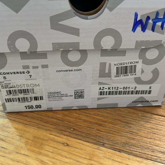 Converse Comme des Garcons women’s size 7 - Picture 6 of 6